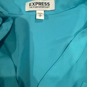 Express Aqua Portofino Blouse